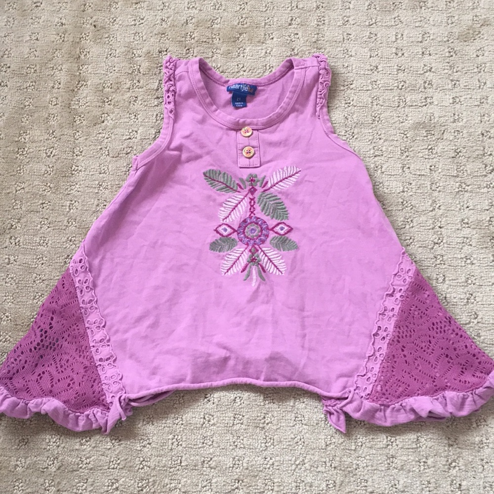 Naartjie Kids Purple Racerback Tank - 2T